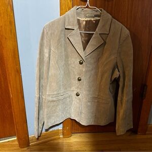 Leather Ruffhewn jacket